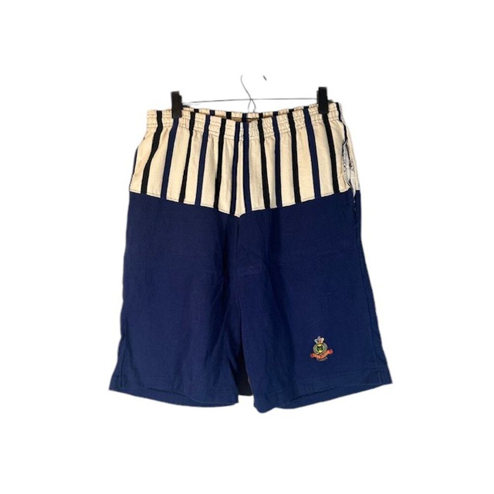 Cross Colours Blue Cotton Classic Street Sweat Shorts Casual Mens Sz 1 VTG
